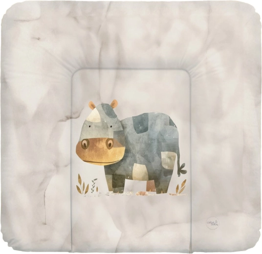 Ceba Baby blød puslepude Basic Cosy Hippo 75 × 72 cm