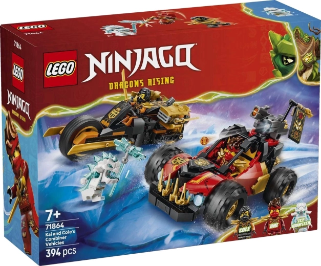 LEGO NINJAGO Kais og Coles kombinerede køretøjer