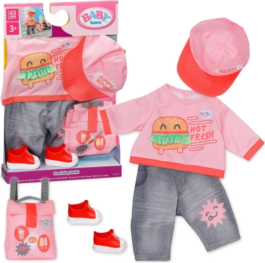 BABY born outfit Snack Shop til dukke 43 cm
