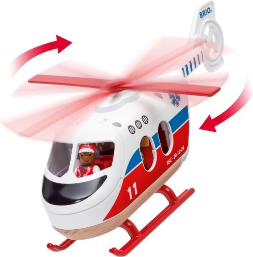 Roterende rotorblade for realistisk flyvning