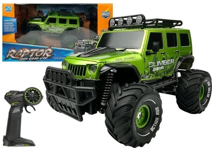 Fjernstyret R/C Jeep Grøn 2.4G