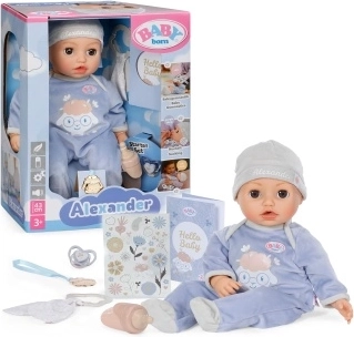 Interaktiv dukke BABY born Alexander 43 cm