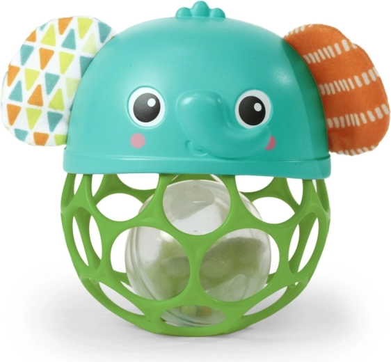 Lysende musikalsk rangle OBALL Bright Starts Giggle & Glow til babyer 3 m+
