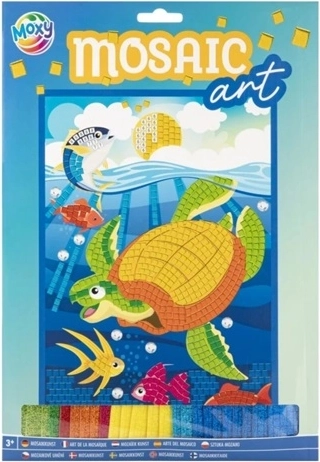 CCG glitrende mosaik A4 skildpadde
