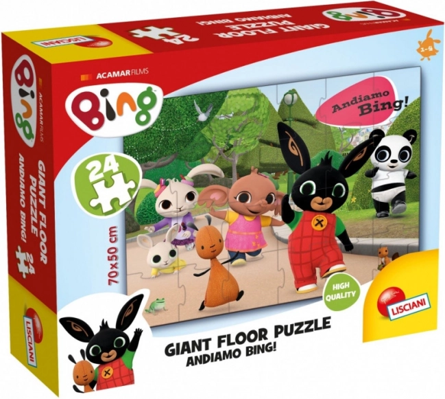 Store gulvpuslespil BING 24 brikker