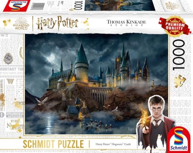 Puslespil Harry Potter Hogwarts-slot 1000 brikker