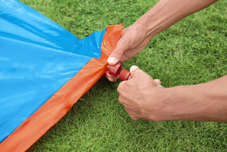 Tilslut slangen og så er du klar