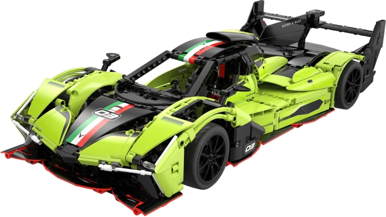 Autentiske detaljer fra racerbilen