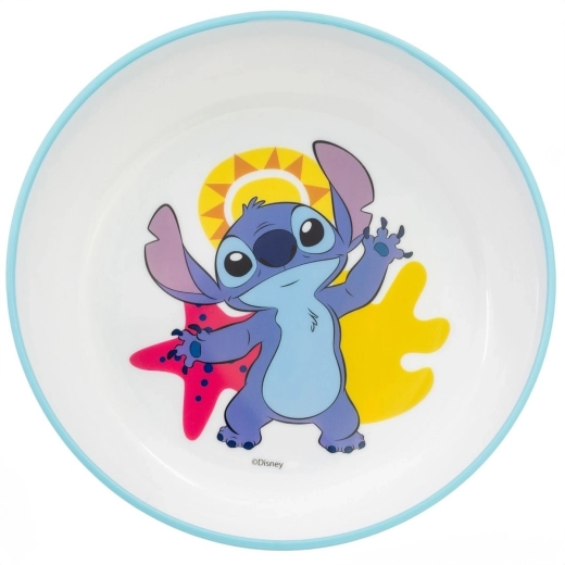 Børneskål med skridsikker bund DISNEY STITCH, BPA-fri, til mikroovn