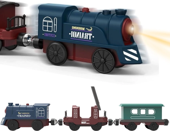 Automatisk bevægelse og lys i lokomotivet