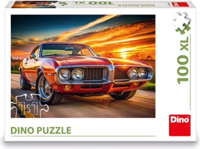 Dino puslespil Firebird ved solnedgang XL 100 brikker