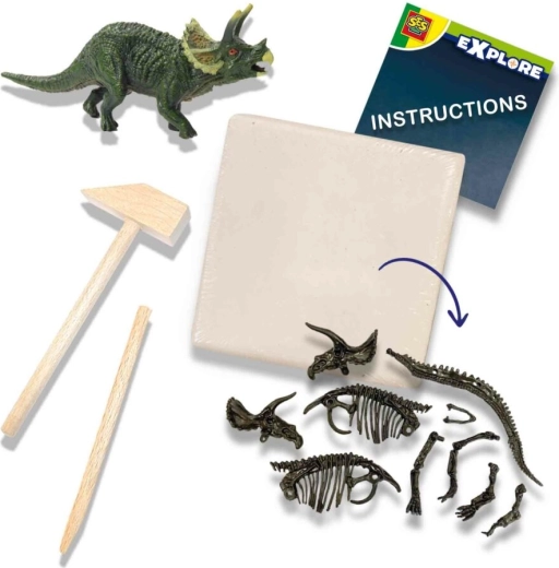 Saml triceratops-skelettet