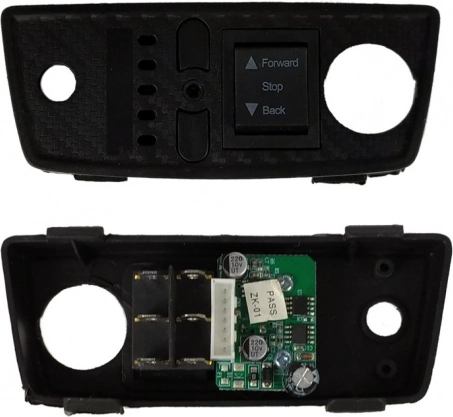 Musikpanel til bil på batterier