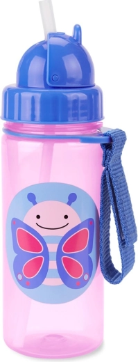Skip Hop Zoo kop med sugerør Sommerfugl 385 ml