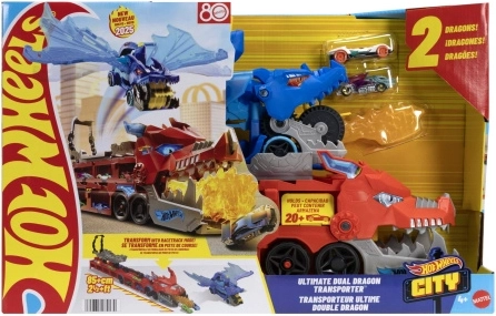 Hot Wheels City mega-trækker med dragearena
