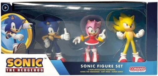 Comansi gavesæt med Sonic-figurer (3 stk.)