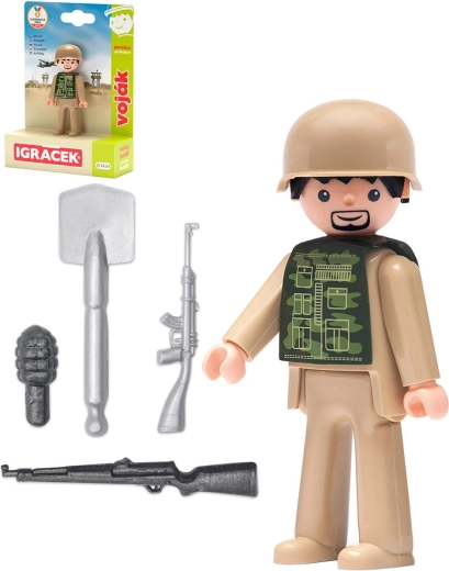 Efko Igráček soldat (erhverv) sæt med tilbehør