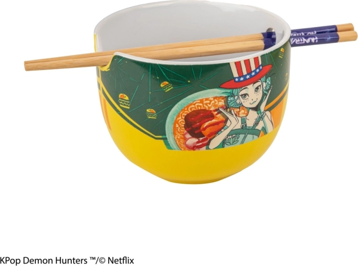 K-pop Demon Hunters ramen-skål med spisepinde – Zoey Hamburger