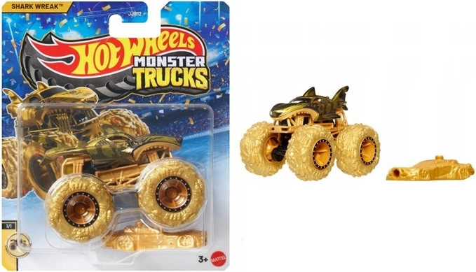 Hot Wheels Monster Trucks Shark Wreak bil 1:64