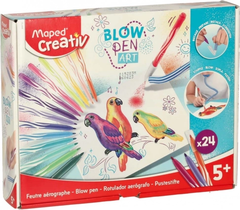 Maped Creativ Blæsepen Kunst 24 farver