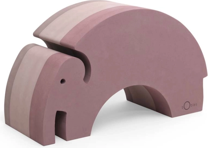 bObles Elefant vintage rose – sanselig balancelegetøj i EVA-skum