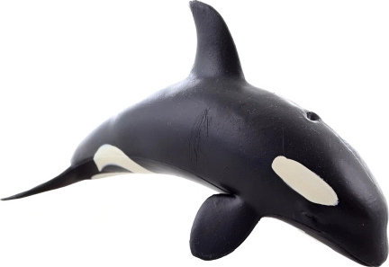 Plastfigur af spækhugger 13 cm
