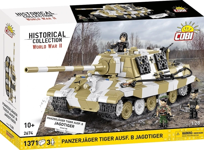 Byggesæt COBI Panzerjäger Tiger Ausf. B Jagdtiger 1:28 (1371 dele)