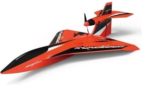 Model fly Dragonfly V3 for begyndere og mellemøvede – Hvid-rød