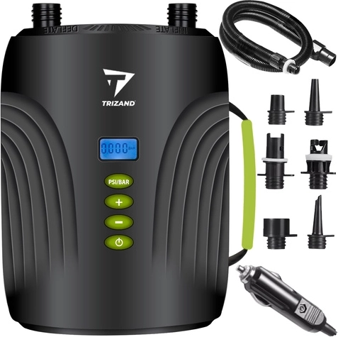 Elektrisk 12 V-pumpe til paddleboard, kajak og båd TRIZAND