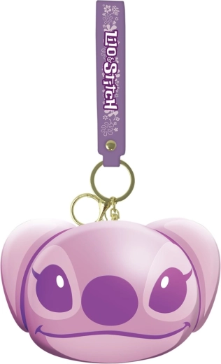 Nøglering med pung ANGEL fra Lilo & Stitch – blå
