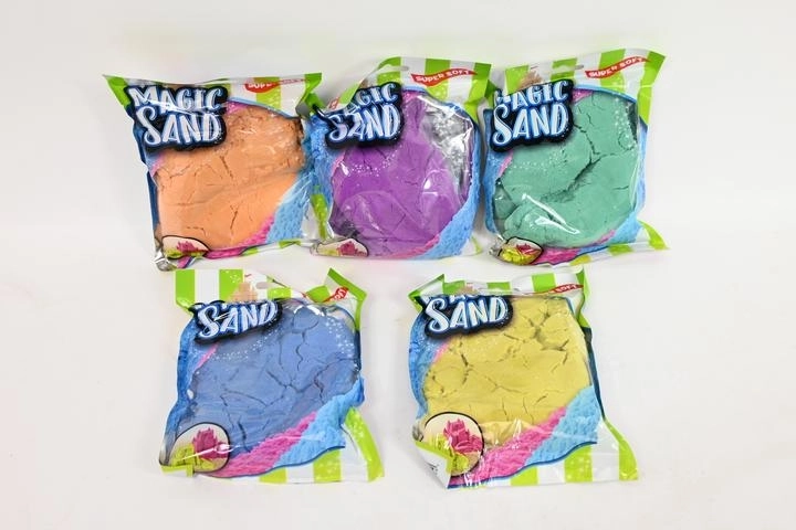 Magisk sand 250 g – 6 farver