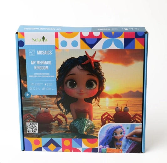 Sekoia mosaik-kreativsæt My mermaid kingdom