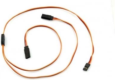Y-forgreningskabel til servo JR 60 cm, flad - 1 stk.