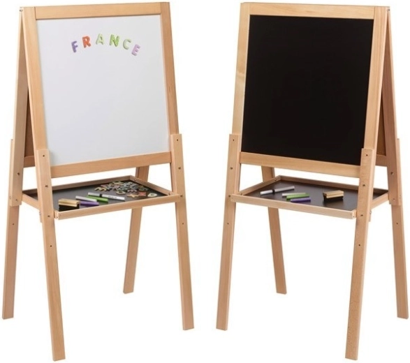 Jeujura multifunktionel træ-tavle 54 × 54 cm