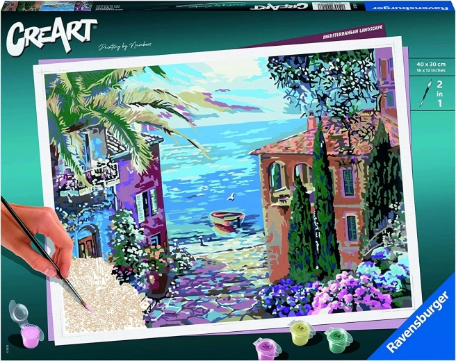 Malba CreArt Premium Series B Middelhavsk landskab