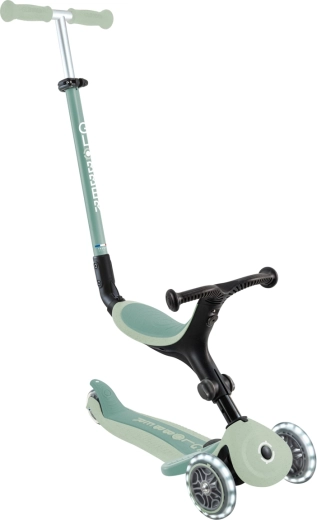 Globber go-up active lights ecologic 3v1 pistacie