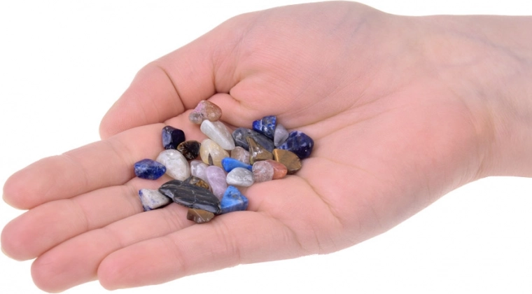 Farvede krystaller som belønning