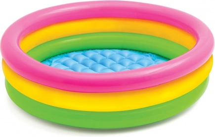 INTEX regnbuefarvet oppustelig børnepool