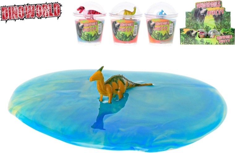 Dinoworld slim med dinosaur i bæger