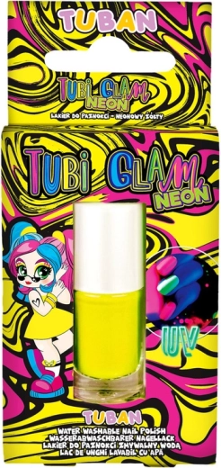 Tuban Tubi Glam neon-gul neglelak til børn 5 ml