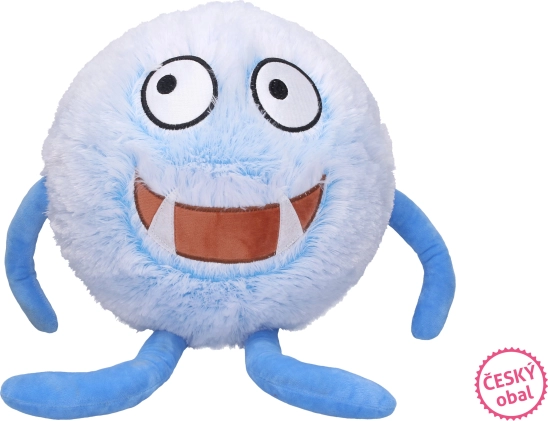 Oppustelig plys-bold med monster-motiv 30 cm