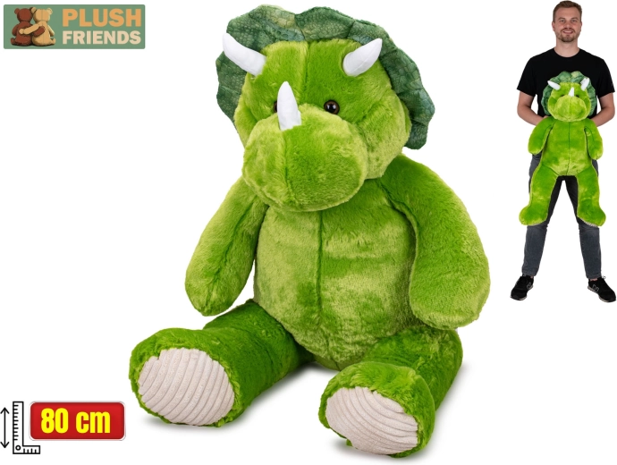 Plush Friends plys-triceratops 80 cm