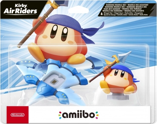 Amiibo Kirby på Warp Star (Kirby Air Ride)