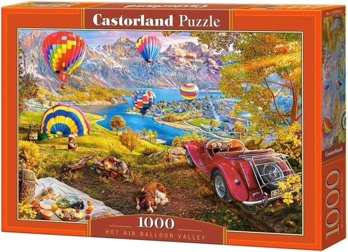 Castorland puslespil Dal af varmluftballoner 1000 brikker