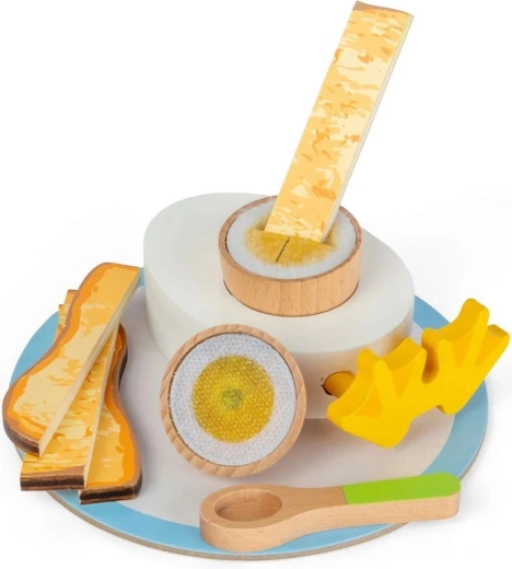 Bigjigs Toys træsæt til morgenmad med blødkogt æg