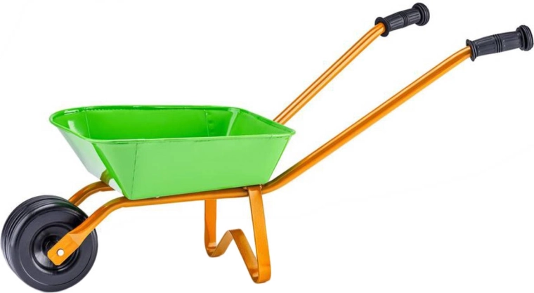 Merkur børns metaltrillebør grøn-orange - 1 stk.