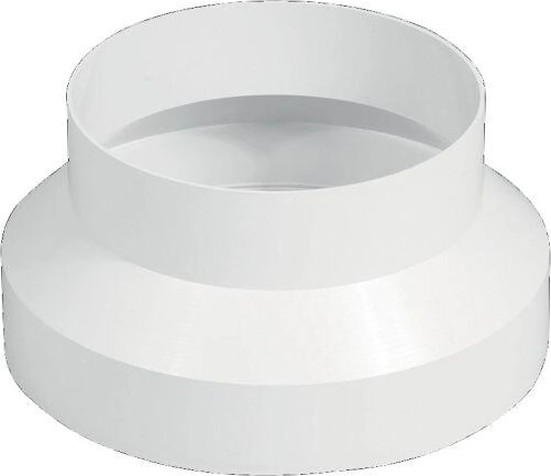 Reduktion til ventilationsrør 100/125 mm plast