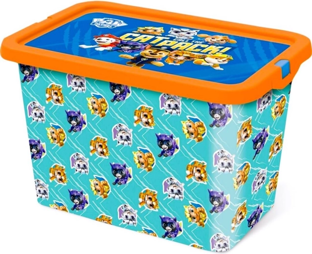 Opbevaringsboks med kliplåg Paw Patrol 7 l