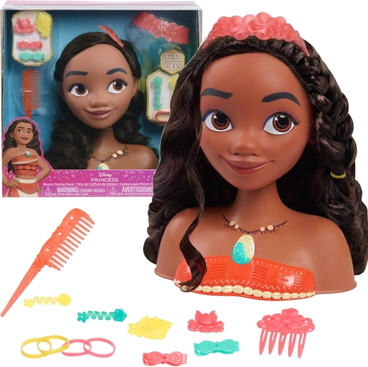 Disney Vaiana frisérhoved med tilbehør
