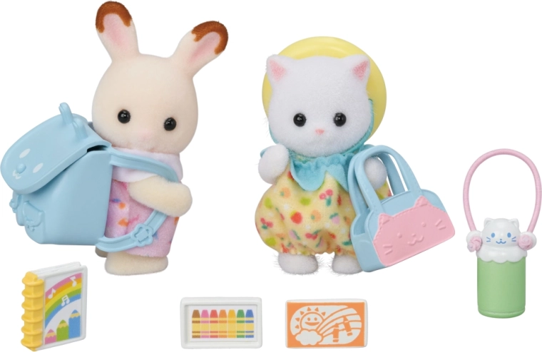 Sylvanian Families Børnehavevenner på tur